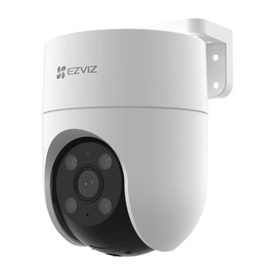 EZVIZ Cámara IP PT Exterior 2K / 4G / Seguimiento Inteligente / Deteccion Inteligente de Humanos y Vehiculos / Audio de Dos Vías / Notificación Push / Ranura para Memoria / Color Night Visión