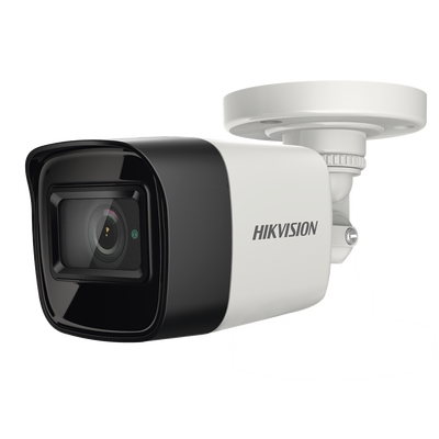 HIKVISION Bala TURBOHD 4K (8 Megapixel) / Gran Angular 102° / Lente 2.8 mm / Exterior IP67 / IR EXIR 30 mts / dWDR