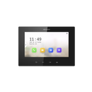 HIKVISION Monitor IP Lite TOUCH 7" para Videoportero IP / Vídeo en Vivo / PoE Estándar / Apertura Remota / Llamada Entre Monitores / Audio de dos vías