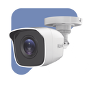 HiLook by HIKVISION Bala TURBO 2 Megapíxeles (1080p) / Gran Angular 103º / Lente 2.8 mm / METAL / IR EXIR Inteligente 20 mts / Exterior IP66 / dWDR / TVI-AHD-CVI-CVBS