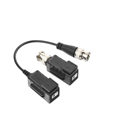 EPCOM TITANIUM Kit de Transceptores (Baluns) con Terminal PUSH SUPERIOR, Resolución 4K , Cable flexible COAXIAL Blindado / COAXITRON / AUDIO POR COAXITRON / Menu OSD /Conector 100% COBRE / protección TVS, Calidad PREMIUM