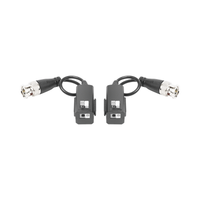 EPCOM TITANIUM Kit de Transceptores (Baluns) Hasta 200m en 4K , TurboHD HD-TVI / HD-CVI / AHD / CVBS / COAXITRON / AUDIO POR COAXITRON /  Menu OSD / Cable RF Blindado . Calidad PREMIUM