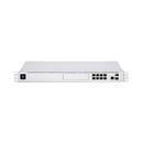 UBIQUITI UniFi Dream Machine Pro, con un puerto 10G SFP+ WAN / 1 GbE WAN / 8 puertos 10/100/1000 Mbps RJ-45 LAN, y una bahía de HDD 3.5", integra todos los controladores UniFi
