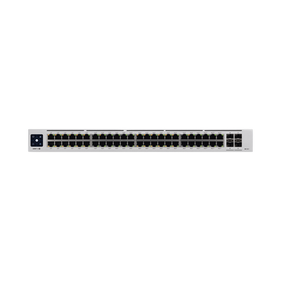 UBIQUITI UniFi Switch USW-Pro-48-POE Gen2, Capa 3 de 48 puertos PoE 802.3at/bt + 4 puertos 1/10G SFP+, 600W, pantalla informativa