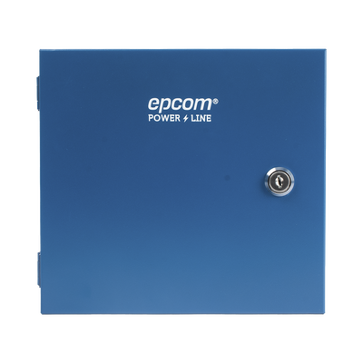 EPCOM POWERLINE Fuente de Poder Profesional HEAVY DUTY @ 16 Amperes / 8 Canales / Hasta 2A por Salida / Ajuste independiente de 11 a 15 Vcc por Salida / Protección Contra Sobrecargas / Filtro de Ruido Especial para Cámaras 4K.