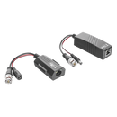 EPCOM TITANIUM Kit de transceptores activos TURBO HD. Convierte 36/24 Vcd a 12 Vcd regulados, a través de cable  UTP Cat5e / 6. Transmision de 200 m en 3K