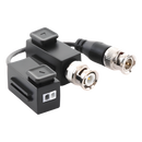 HIKVISION Kit de Transceptor (Balluns) TURBOHD  / Hasta 8 MP (4K) / 100% Cobre / Soporta HD-TVI / AHD / CVI / CVBS / Audio por Coaxitron / Datos para Menú de Configurar de Cámaras