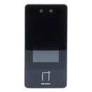 HIKVISION Terminal Min Moe WiFi de Reconocimiento Facial y Huella con lector MIFARE / Exterior IP65  / Hasta 1.5 mts en lectura de rostro / Soporta P2P Hik-Connect / 1,500 Rostros / 3,000 Huellas / Videoportero / POE.